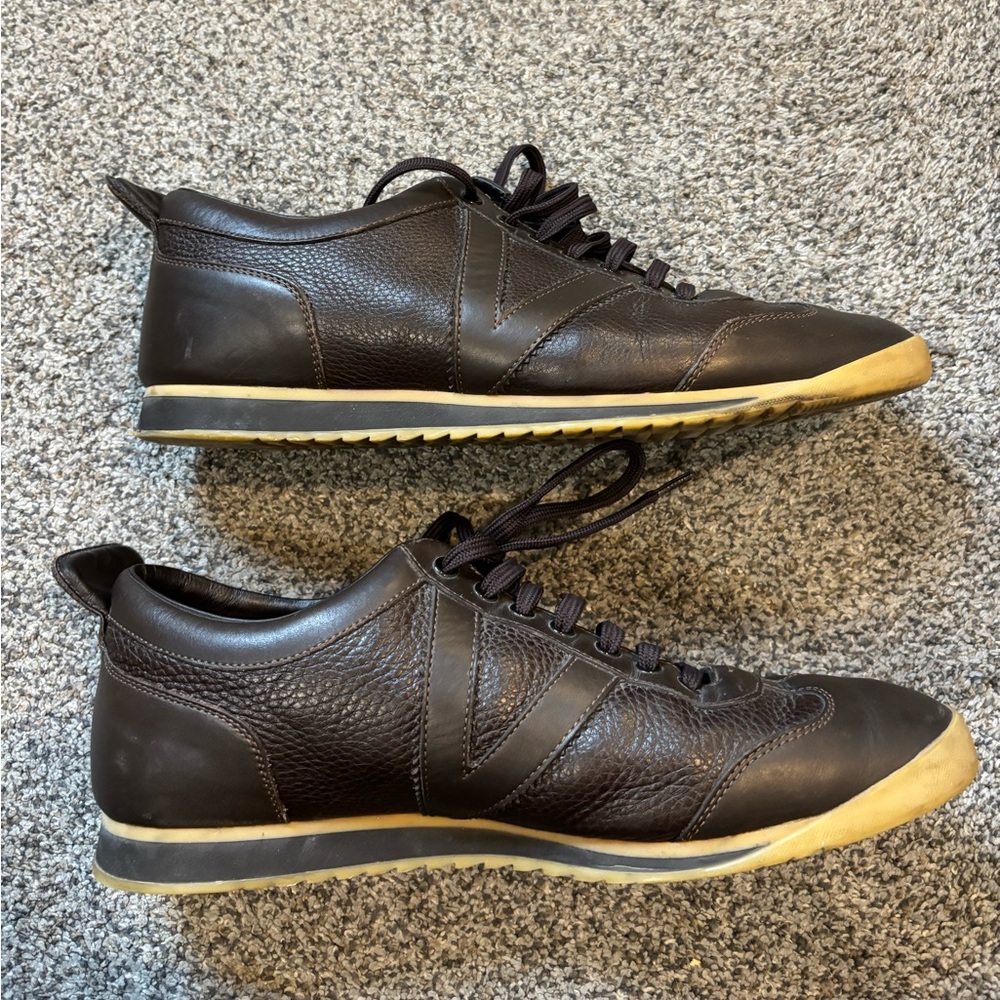 Louis Vuitton Leather Sneakers - Picture 9 of 10